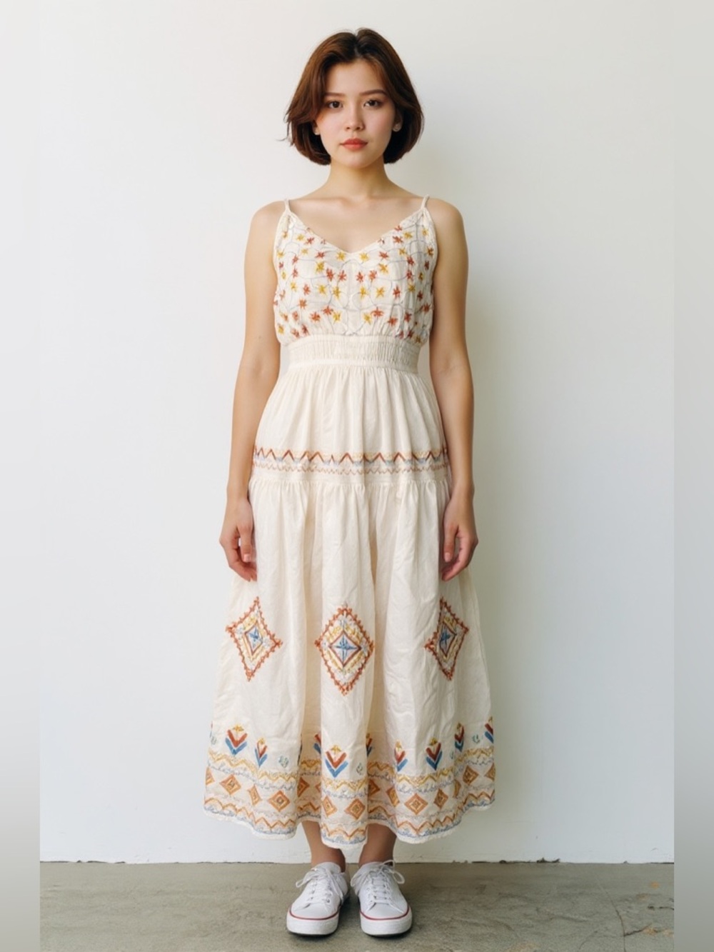 MISS ME spring summer midi dress